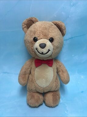 Vintage Kraft Peanut Butter Teddy Bear réduit  Bow Tie 10" Plush GUND Rare…